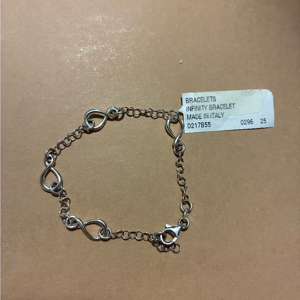 Silver Infinity Bracelet
